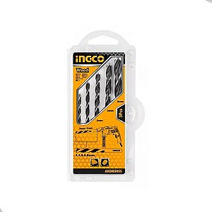 Jogo De Brocas Para Madeira Ingco Com 5 Peças Cod. akdb5055