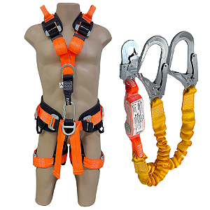 Cinto Paraquedista Resgate 7 Pontos Com Talabarte Elastico Abs Y Ca 39134
