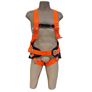 Cinto Paraquedista Facintos PQ3 PF/RS/ALC 5 Argolas Ajustável e Suporte Lombar CA 37126