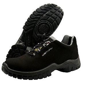 Sapato de Segurança em Microfibra Bico PVC Energy EN10021S2 Estival CA 50880