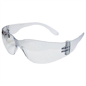 Óculos de Proteção Wave Incolor Poli-Fer Anti-Risco CA 34653