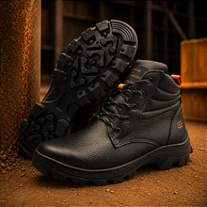 Bota Botina Segurança Gogowear Tork Couro Vaqueta C.A 43770