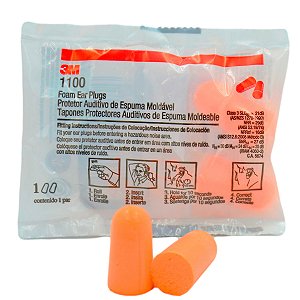 Protetor Auricular Plug Espuma Sem Cordão 3m 1100 - Selecione o Kit
