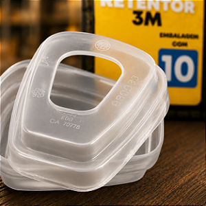 Kit 10 Retentores 3m 501 Para Respirador 6200