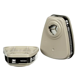 Cartucho Químico 3M para Vapores Orgânicos 6001 PAR H0002128991