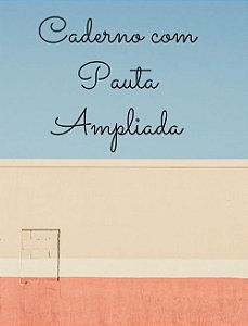 Caderno com Pauta Ampliada 75fls