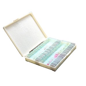 Conjunto de lâminas preparadas para o Ensino Superior - 100 peças