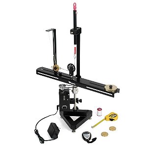 Kit de Física - Força Centrípeta - Dinâmica das Rotações c/ Cronômetro AZB-30 USB e Sensor
