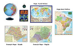 Kit Geografia - 25 itens