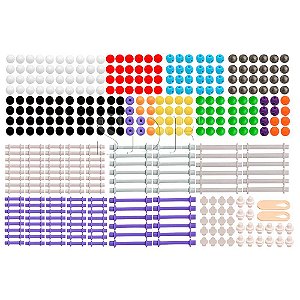 Modelo Molecular Avançado Orgânico e Inorgânico c/ 810 Peças