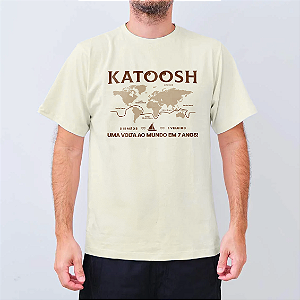 Camiseta masculina - Volta ao mundo