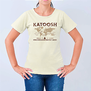 Camiseta feminina - Volta ao Mundo