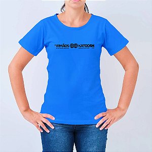Camiseta Irmãos Katoosh Feminina | Azul Claro