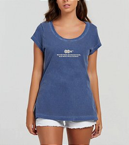 Baby Long Feminina | Estonada Azul Marinho