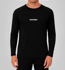Camisa UV Manga Longa Katoosh Preta | UNISSEX
