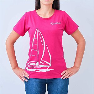 Camiseta -TRIPULAÇÃO- Rosa