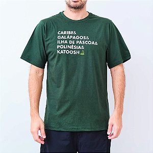 Camiseta masculina - LUGARES