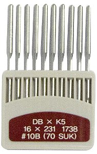DBXK5 10-ORAN - AGULHA ORANGE PARA BORDADEIRA MULTICABEÇA (PONTA BOLA)