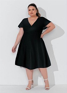 Vestido Preto Plus Size