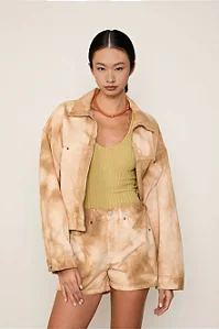 Jaqueta Sarja Com Cinto Stoned