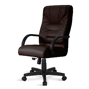 Cadeira Presidente Galluzzo Giratória Relax PT C/br