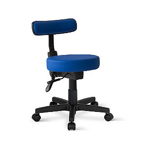 Cadeira Mocho Patti Giratória Back 2585 Azul