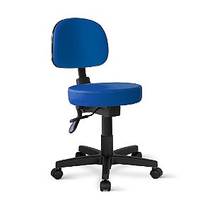 Cadeira Mocho Palmi Giratória Back 2585 Azul