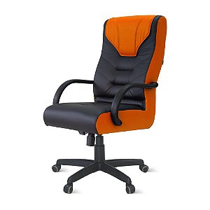 Cadeira Gamer Galluzzo Giratória Relax PT c/br PT/LJ