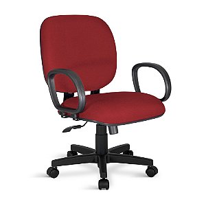 Cadeira Obeso Turim Plus Size Giratória Relax Vermelha
