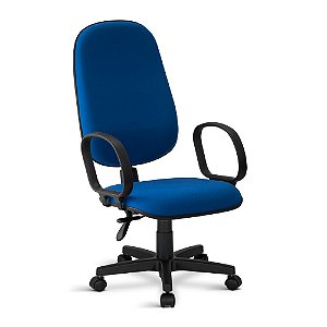 Cadeira Presidente Turim Giratória Back 2585 C/br 0097 Azul