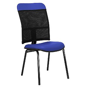 Cadeira Executiva Marsala Pé Palito Azul