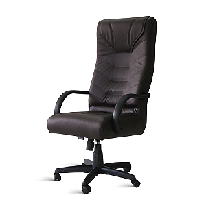 Cadeira Pres.Extra Galluzzo Giratória PT Relax C/Braços Marrom