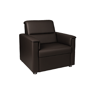 Sofá Nápoles 1 Lugar Braço 10cm