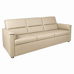 Sofá Nápoles 3 Lugares Braço 10cm