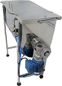 Misturador Ribbon Blender de 100l em Aço Inox para Mistura de Pó