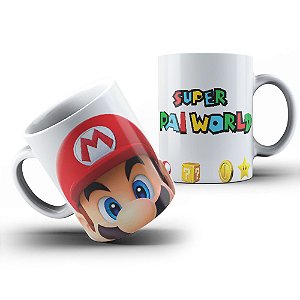 Caneca Personalizada Super Pai World Grátis Caixinha de Presente!