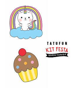 Kit Festa - Gatinho Nuvem