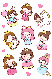 TATTOOLOVE - Princesas Fofas