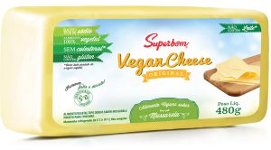 Vegan Cheese Mussarela 480g - Superbom