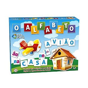 Alfabeto Silábico 150 peças- Jogo Alfabetização Letras, Brinquedo