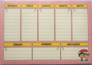 Planner Semanal 30 Folhas Sortidos