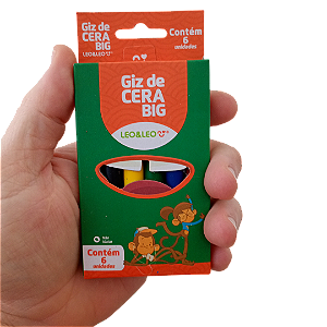 Giz de Cera Big com 6 cores
