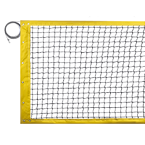 Rede de Beach Tennis duplas Evo Sports Amarela 8,5 metros