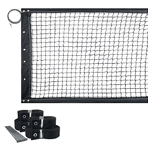 Kit Beach Tennis duplas com marcação Evo Sports Preta 8,5 metros
