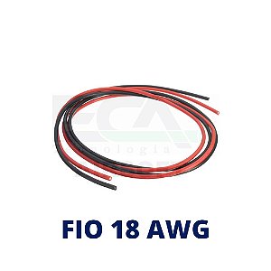Fio 18 AWG Siliconado alta Temperatura
