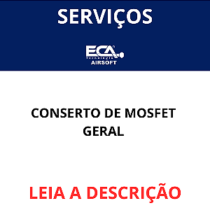 Conserto de mosfet  airsoft
