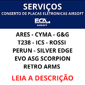 Conserto de placas eletronicas airsoft
