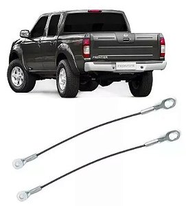 Par Cabo De Aço Limitador Da Tampa Da Caçamba Nissan Frontier 1998 1999 2000 2001 2002 2003 2004 2005 2006 2007