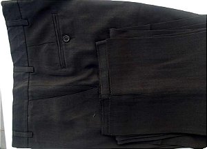Calça social preta em tecido de casimira  de ótima qualidade, cód 1385