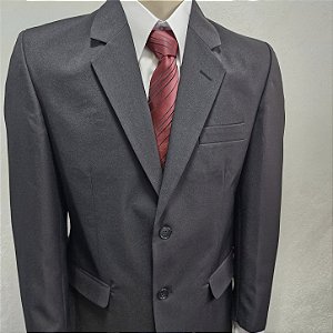 Terno Masculino Preto Microfibra Oxford